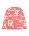 AAPEUNVS Moonface Crew Neck Sweater