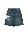 Denim jorts pants