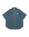 AAPENOW striped short sleeve shirt