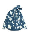 AAPEUNVS splatter printed hooded long sleeve shirt