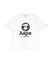 AAPEUNVS camo moonface tee